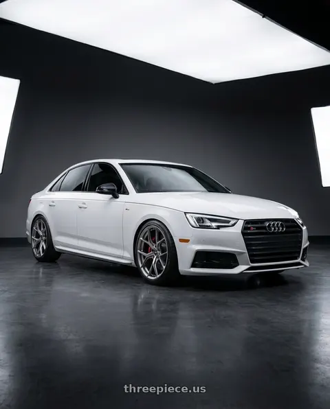2019 Audi S4 with ESR Wheels FORGETECH SERIES RF2 5x100 18x9 +30 Hyper Black wheels