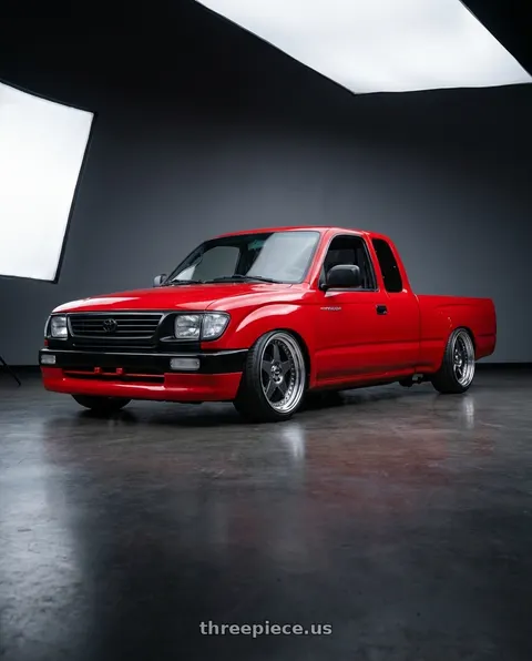 1996 Toyota Tacoma with SSR Professor SP6 5x100 18X7.5+12 HP Disk Prism Dark Gunmetal wheels