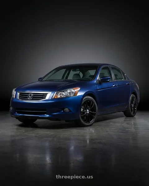 2008 Honda Accord with TOUREN TR22 3222 5x100/5x114.3 16x7 +40 GLOSS BLACK wheels