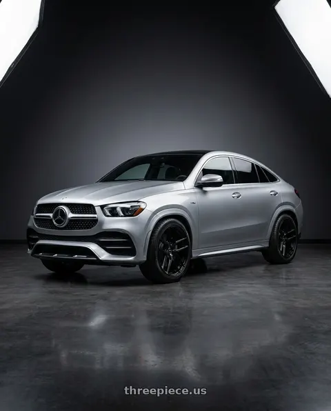 2023 Gle 53 Coupe with VOSSEN HF6-4 6X139.7 18x9 +0 SATIN BLACK wheels
