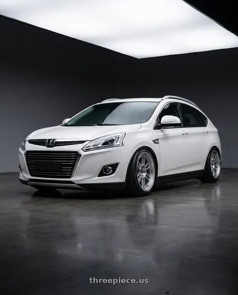 2016 Luxgen u6 with Enkei RPF1 5x114.3 18x8.5+40 Silver wheels