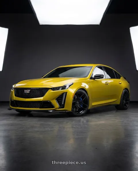 2023 Cadillac CT5 V Blackwing with MRR M228 5x120 20x10  +23 Gloss Black fit Chevy Camaro Z28 Style wheels