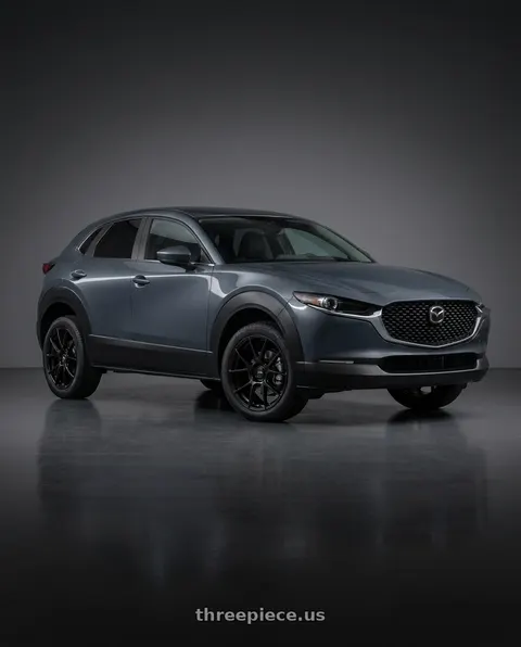 2026 Mazda CX-30 with Enkei TS-V 5x114.3 18x8.5+25 Gloss Black wheels