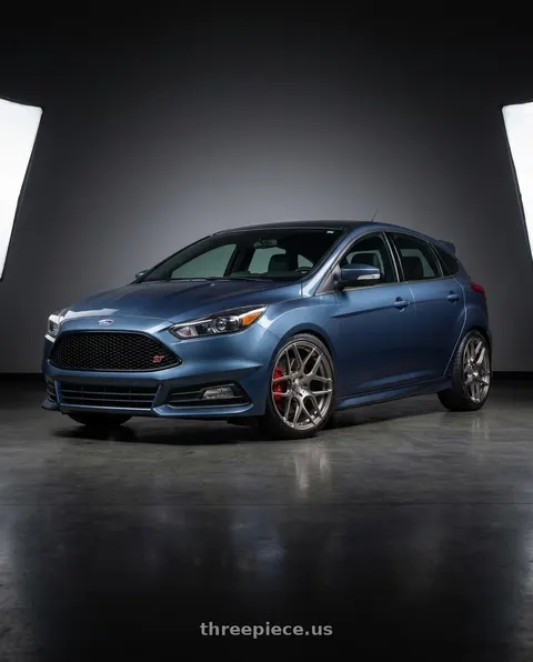 2018 Ford Focus ST with MRR FS1 5x108 18x8.5  +35 Brushed Tint wheels