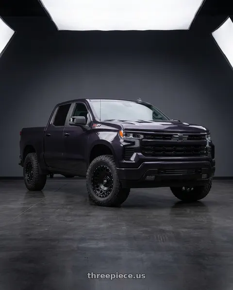 2023 Chevrolet Silverado 1500 with XD XD129 HOLESHOT 6X139.7 20X10 -24 SATIN BLACK wheels