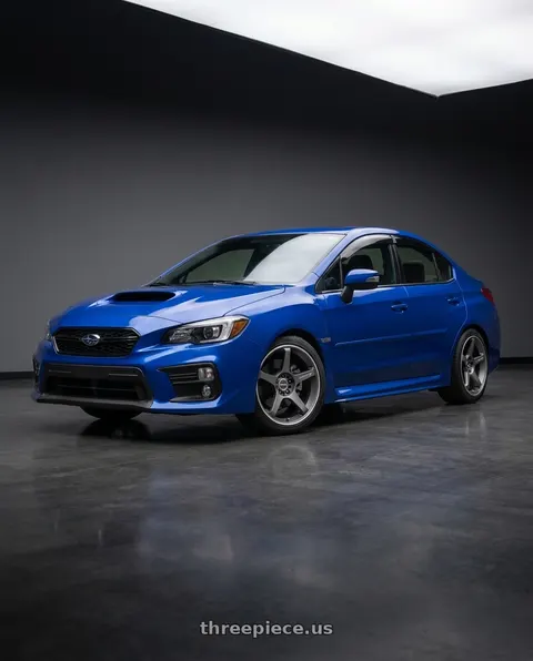 2021 Subaru WRX Limited with Motegi MR159 BATTLE V 5X114.3 17x8.5 +45 GUNZILLA W/ MACHINED LIP STRIPE wheels
