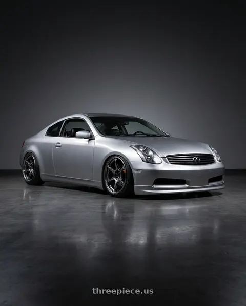 2005 INFINITI G35 with Advan Racing RG-4 5x114.3 18x9.5 +45 RACING HYPER BLACK & RING wheels