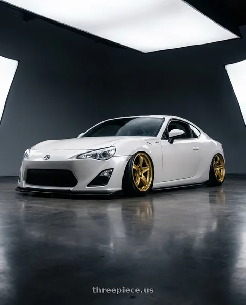 2016 Scion FR-S with Advan RCIII 5x100 17x7+43 Gold wheels