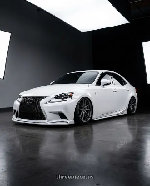 2018 Lexus IS350 F Sport with Niche 1PC M116 MISANO 5X114.3 19X8.5 +45 MATTE GUN METAL wheels