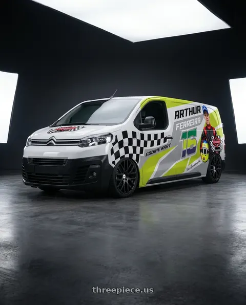 2018 citroen jumpy adesivado with TSW DONINGTON 4X100 17X7 +40 MATTE BLACK wheels