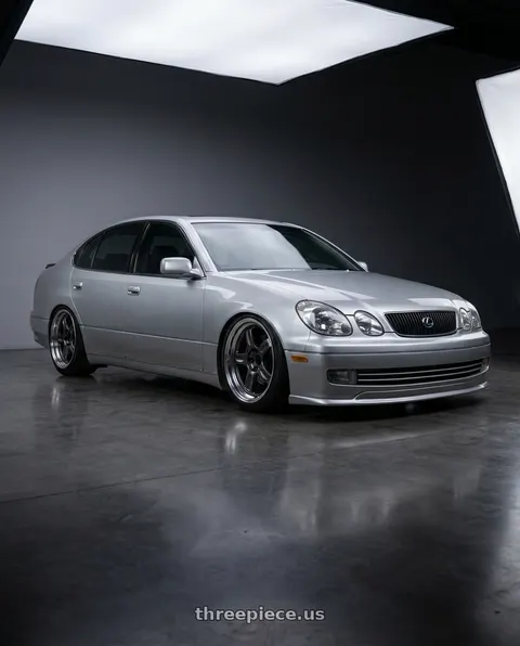 1998 Lexus GS300 with Volk Racing 21C 5x112 18x9.5 +22 DARK GUNMETAL / RIM DC wheels