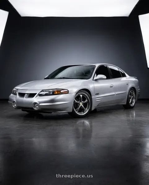 2000 Pontiac Bonneville SSEi with Work Wheels VS-KF 5x115 18x8+40 Brilliant Silver Black A Disk FULL REVERSE wheels