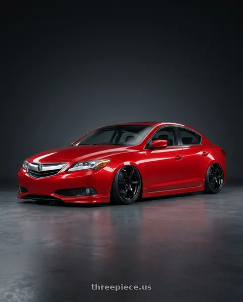 2013 Acura ILX with Advan RGIII 5x114.3 18x10+35 Gloss Black wheels