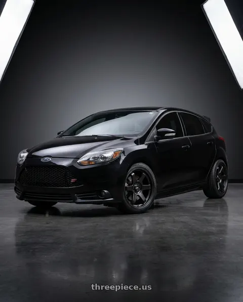 2013 Ford Focus ST with F1R F106 5x114.3 17x8 +35 Satin Black wheels