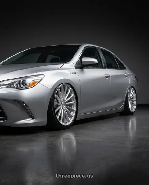 2017 Toyota Camry with OHM PROTON 5X114.3 20X9 +30 SILVER W/ MIRROR FACE wheels