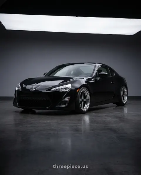 2013 Scion FR-S with Equip 01 Black Polish 4x100 15x6.5 +39 wheels
