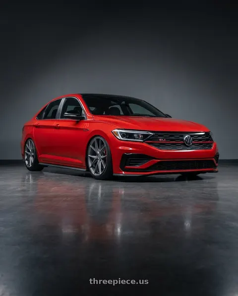 2023 Volkswagen Jetta with Niche 1PC M116 MISANO 5X112 19X9.5 +50 MATTE GUN METAL wheels