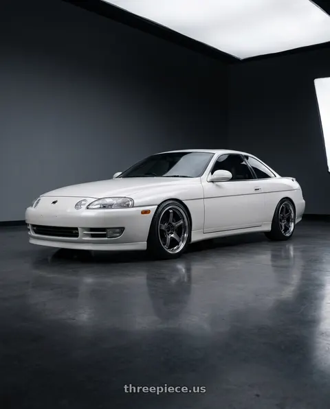 1996 Toyota Soarer with Advan Racing GT BEYOND 5x114.3 18x8.0 +44 MACHINING & HYPER PLATINUM BLACK wheels