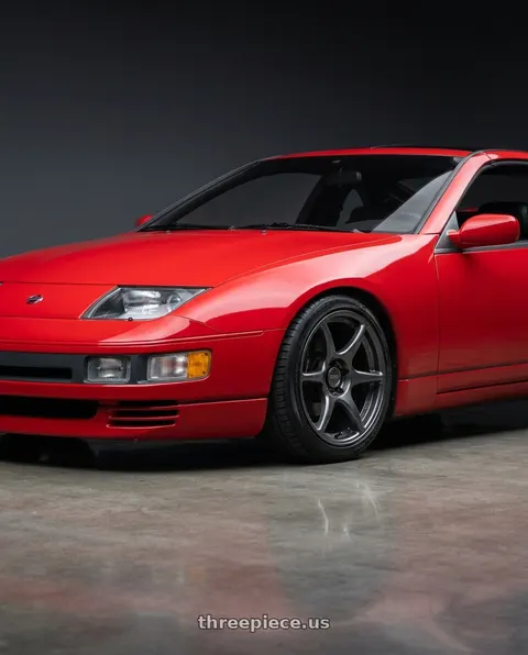 1990 Nissan 300ZX with Kansei K11G Tandem 5X100 18x9.5 22 Gunmetal wheels