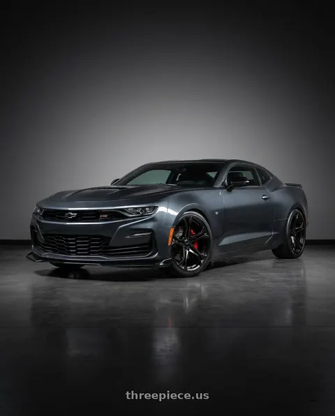 2021 Chevrolet Camaro SS with MRR M017 5x120 20x10  +23 Gloss Black fit Chevy Camaro 1LE Style wheels
