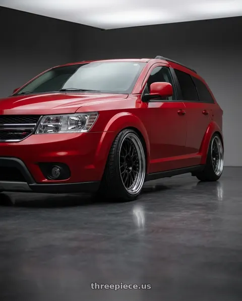 2017 Dodge Journey SXT with SSR Professor MS1 5x127 18x7.5+25 HP Disk Black wheels