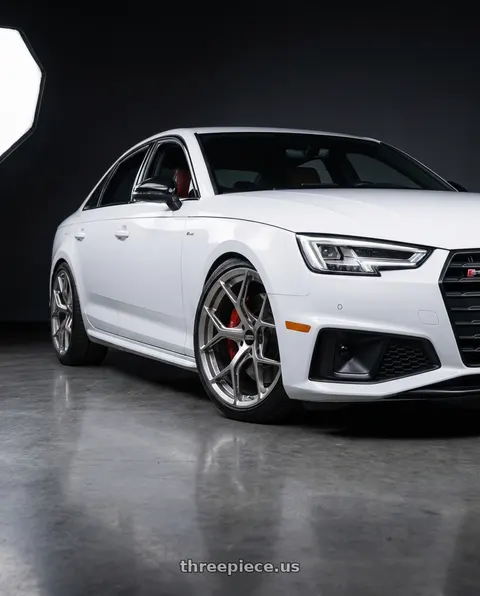 2019 Audi S4 with BBS FI-R Evo CL 21x12.0+45 Platinum Silver wheels