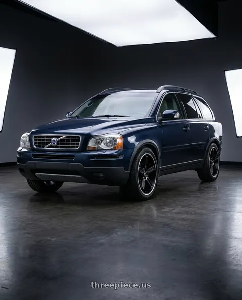 2012 Volvo XC90 with Motegi MR122 4X100/4X114.3 18X9 +45 SATIN BLACK W/ MACHINED STRIPE wheels