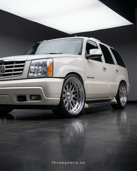 2005 Cadillac Escalade with American Racing Forged VF484 6x139.7 24x10 +29 Custom Finishes wheels
