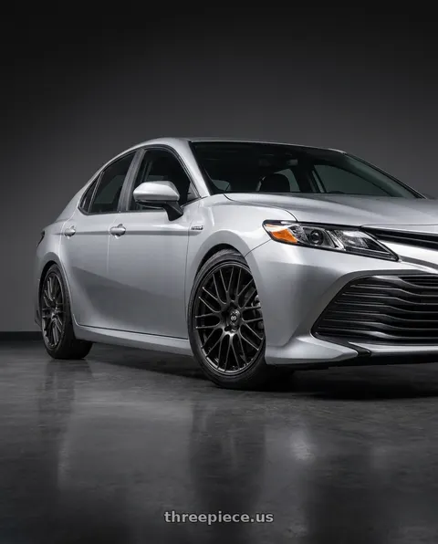 2021 Toyota Camry Hybrid LE with Enkei EKM3 5x114.3 18x8+40 Gunmetal wheels