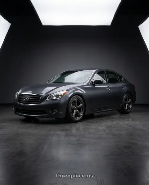2011 INFINITI M37 with Enkei Giotto 5x114.3 19x8+35 Gunmetal wheels