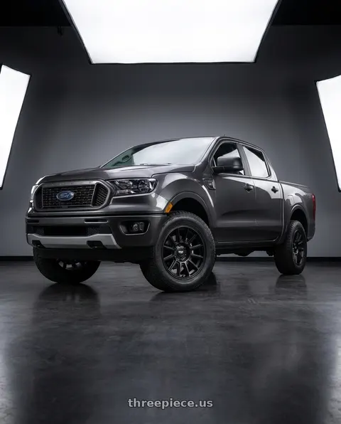 2021 Ford Ranger XL with Dirty Life Journey 9316 6x139.7 17x8.5+0 Matte Black wheels