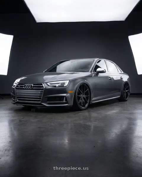 2023 Audi S4 with Niche 1PC M117 MISANO 5X112 19X8.5 +34 MATTE BLACK wheels