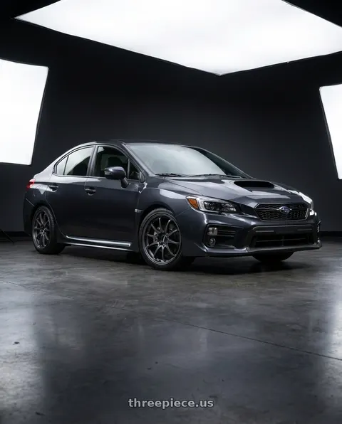 2018 Subaru WRX Limited with Volk Racing CE28N-PLUS M-SPEC 5x114.3 18x9.5+38 Blast Gunmetal wheels