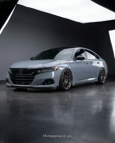 2021 Honda Accord with Volk Racing CE28SL 5x114.3 18x8.5+35 wheels