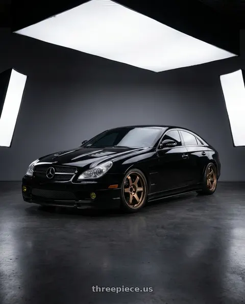 2006 Mercedes-Benz CLS55 AMG with Volk Racing TE37 Ultra M-Spec 5x112 20x11.0+15 wheels
