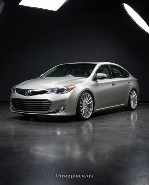 2013 Toyota Avalon with OHM PROTON 5X114.3 18X8.5 +30 SILVER W/ MIRROR FACE wheels