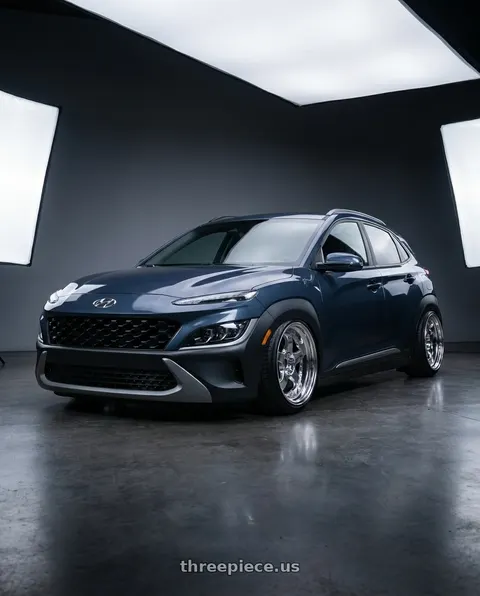 2022 Hyundai Kona with Work Meister S1 3P wheels