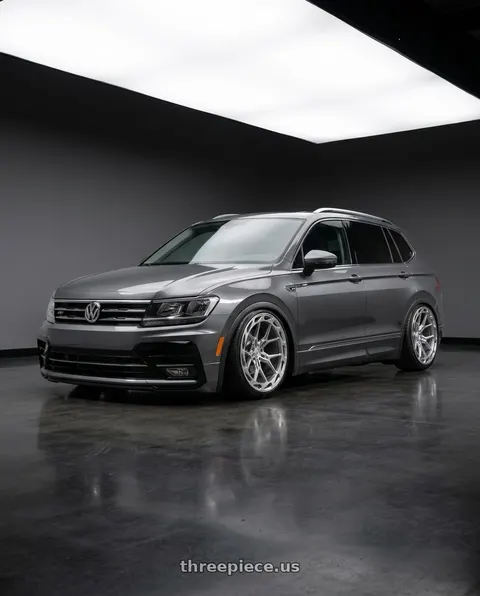 2020 Volkswagen Tiguan with Rohana RFX19 5x114.3 20x9 +22 Machine Silver wheels