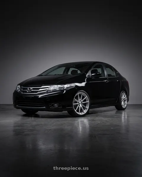 2012 honda city 1 5 with TSW BATHURST 5X114.3 17X8 +40 SILVER W/ MIRROR CUT FACE wheels