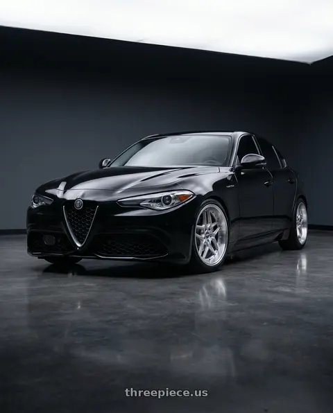 2023 Alfa Romeo Giulia with ESR Wheels CS SERIES CS15 5x110 19x8.5 +30 Hyper Silver wheels