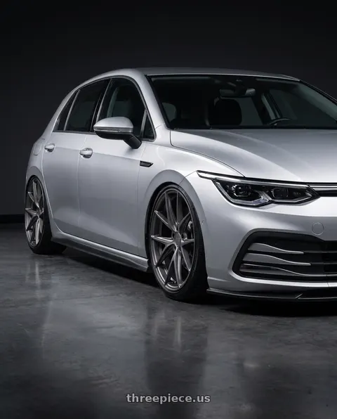 2024 Volkswagen Golf R with Niche 1PC M116 MISANO 5X112 19X9.5 +35 MATTE GUN METAL wheels