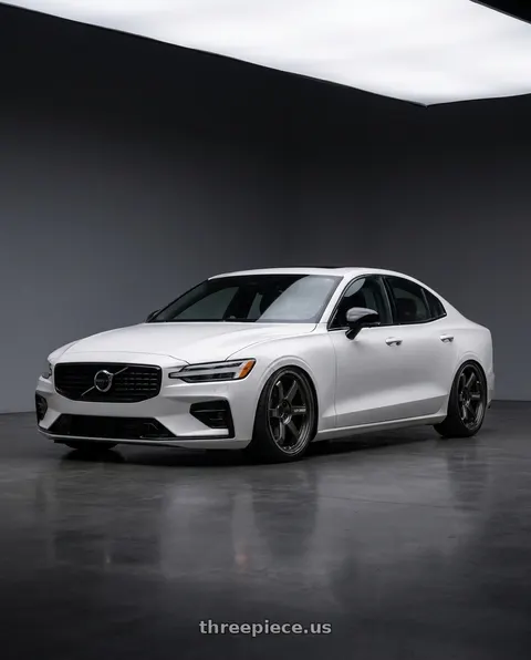 2019 Volvo S60 with Volk Racing TE37 Ultra 5x130 19x10+40 wheels