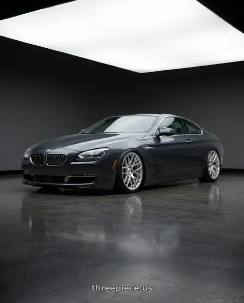 2014 BMW 640i with Avant Garde Wheels M359 5X120 18x8.5 +15 Hyper Silver wheels