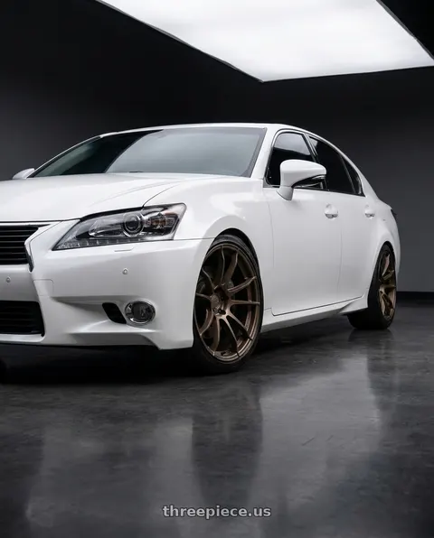 2013 Lexus GS350 with Gram Lights 57XR 5x114.3 19x9.5+35 Dark Bronze wheels