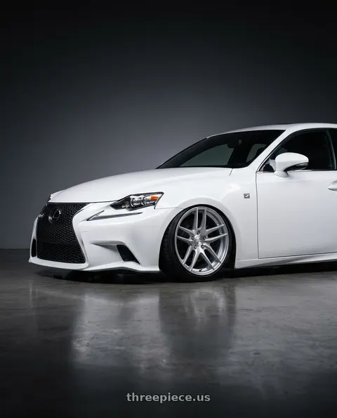2015 Lexus IS350 F Sport with ESR Wheels RF15 5x114.3 18x9.5 +35 Brushed Hyper Silver wheels