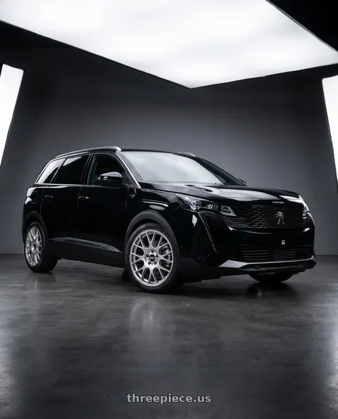 2026 Peugeot 5008 GT Hybrid with BBS CH-R 5x114.3 20x8.5 +38 Brilliant Silver Polished Rim Protector wheels