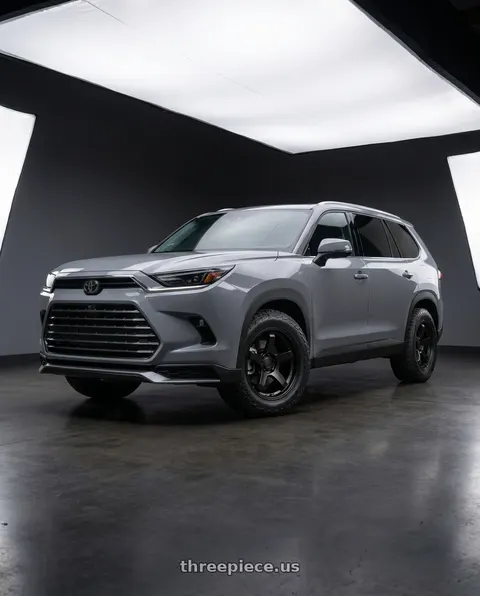 2026 Toyota Grand Highlander with KATANA RACING HR05 5x120 18x8.5 +35 Matte Black wheels