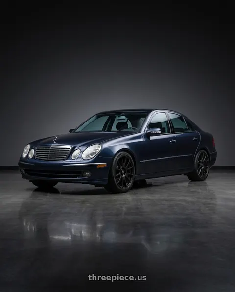 2002 Mercedes Benz E240 Avantgarde with Motegi MR118 MS7 5X112 18X8 +32 MATTE BLACK wheels