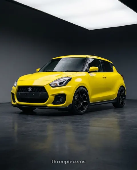 2019 Suzuki Swift Sport with Advan RGIII 4x100 18x7.0+42 Gloss Black wheels