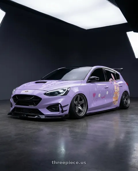2022 ford focus with Rotiform WGR-S 5x112 20x11 +15 Satin Gunmetal wheels